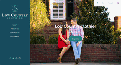 Desktop Screenshot of lowcountryclothier.com